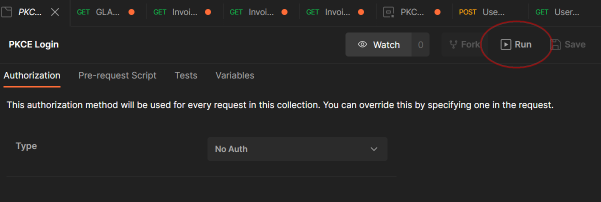 The run button. It’s over there -->